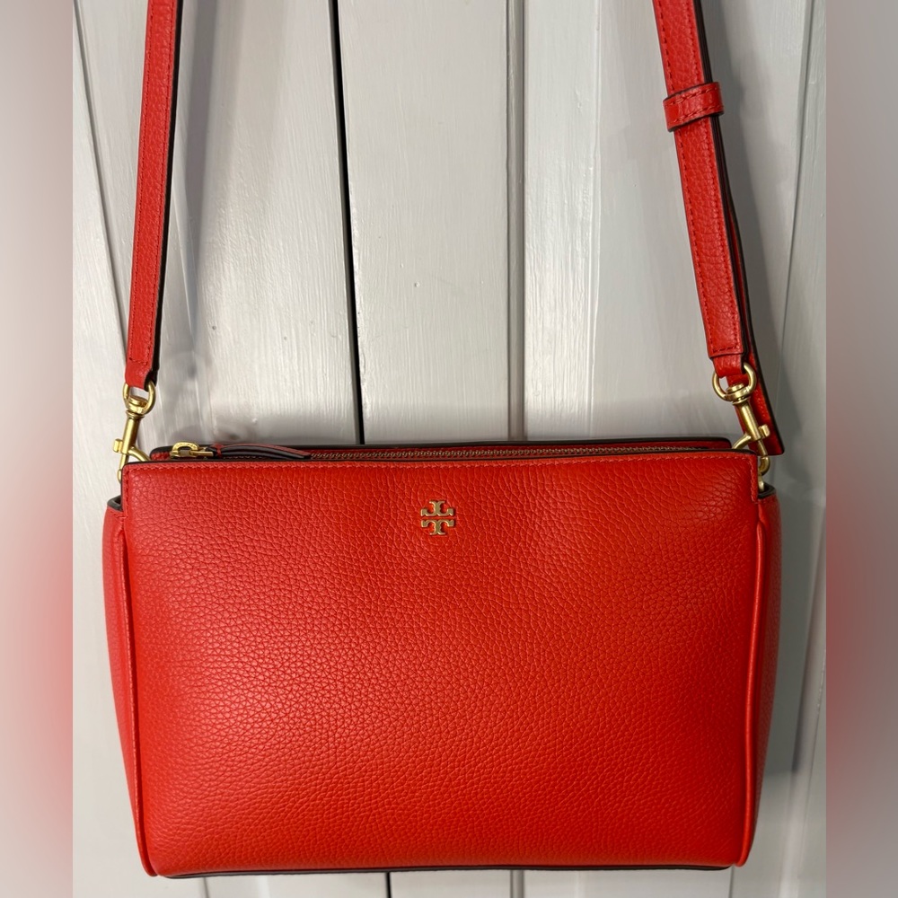 Tory Burch Vibrant Salmon/Orange Crossbody Bag